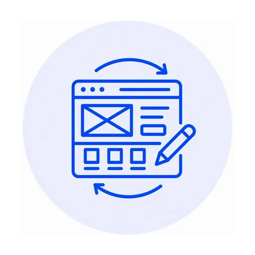Website redesign icon